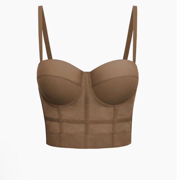 NWT Micas Size XXS Mesh Underwire Bustier - Picture 3 of 7